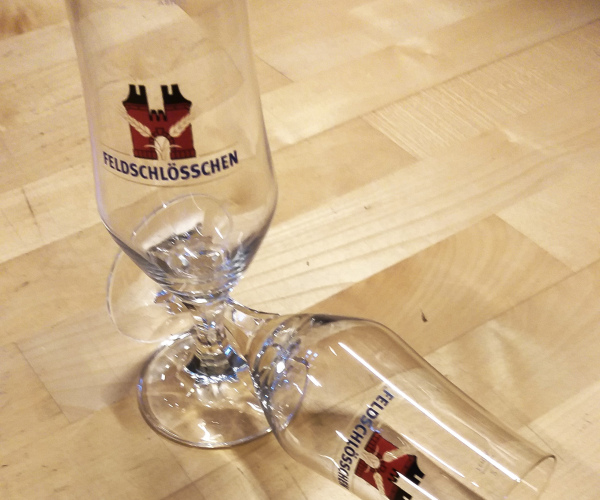 Bierglas Feldschlösschen