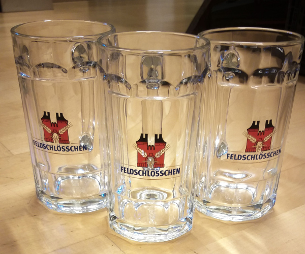 Bierglas Feldschlösschen