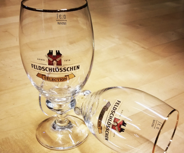 Bierglas Feldschlösschen